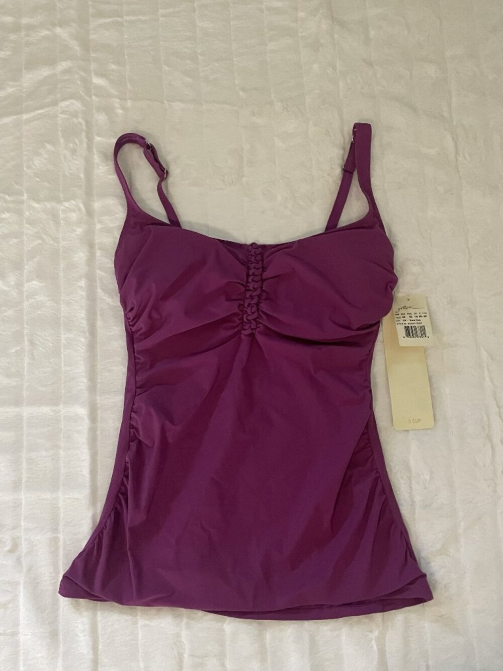 Magenta tankini top